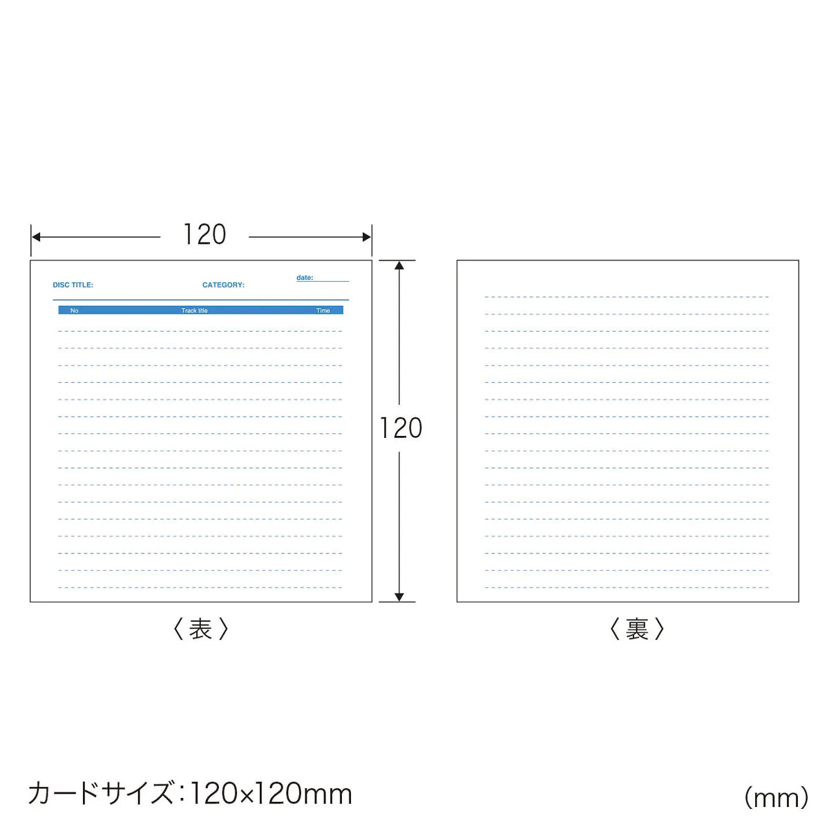 Handwritten index cards (matte finish) JP-IND6N