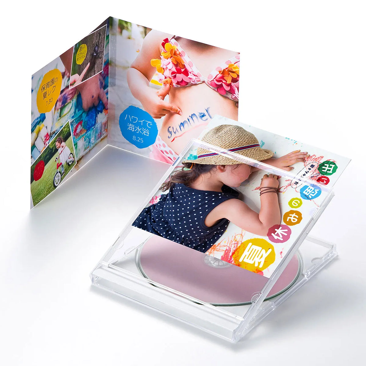 Photo glossy CD/DVD case card (fold-out) JP-INDGK2N