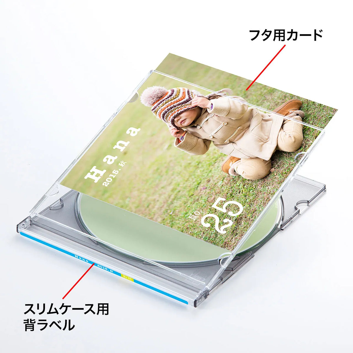 Inkjet Photo Glossy Slim Case Card JP-INDGK4N
