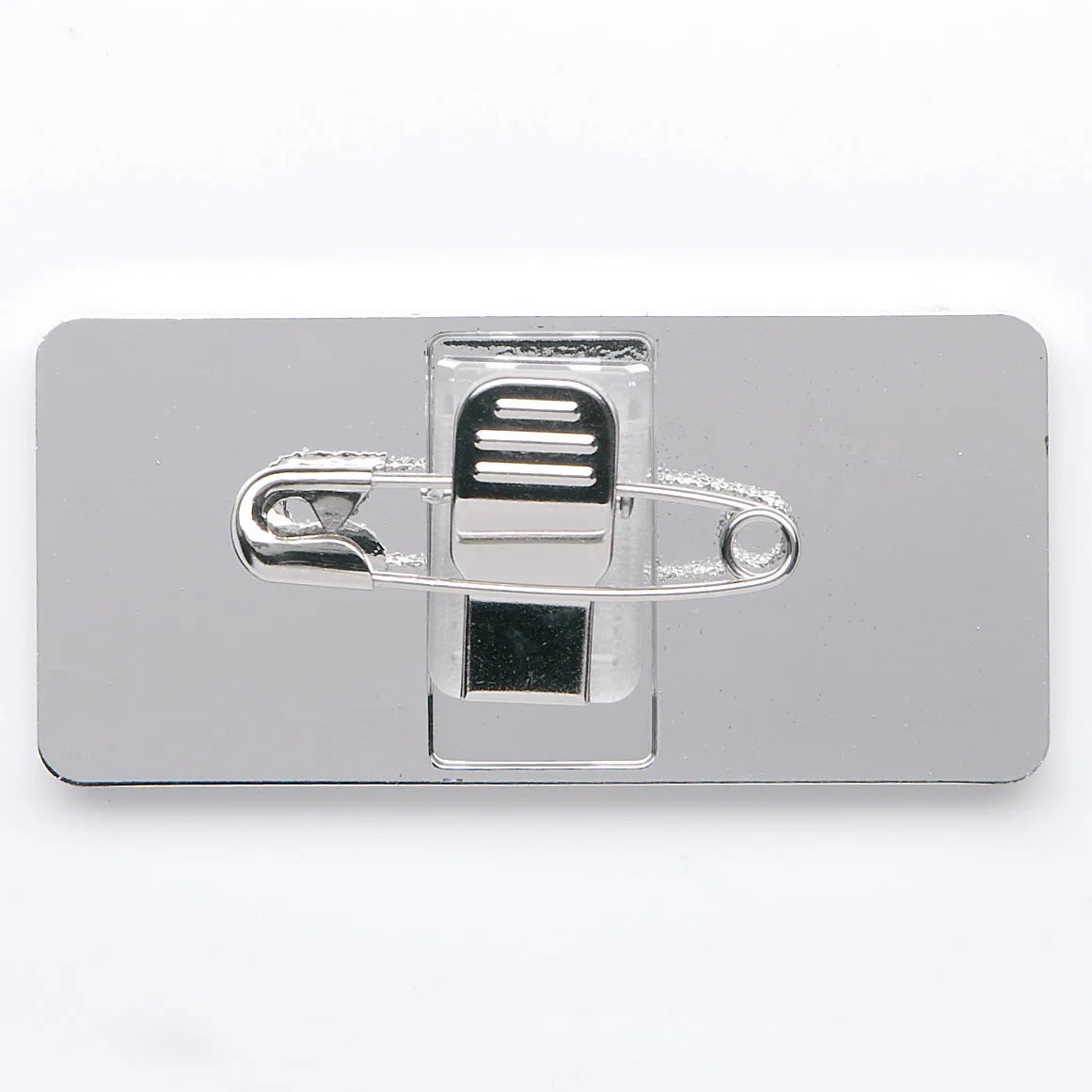 DIY Name Tag Making Kit (Standard Size, Silver) JP-NAME32