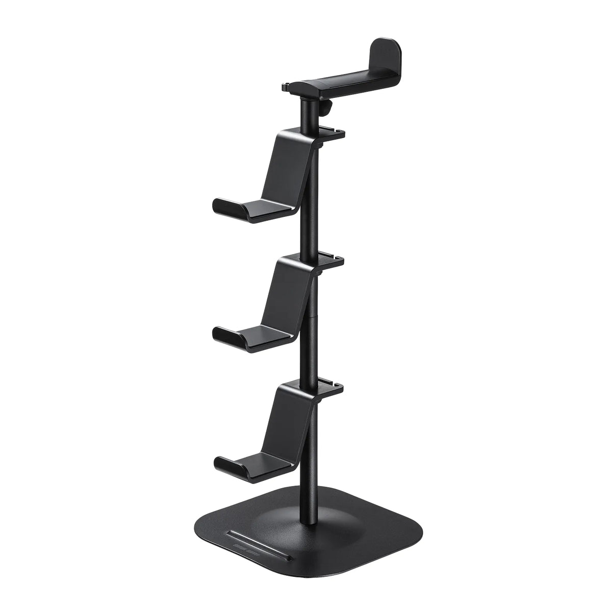 Game controller stand (with headphone holder, black) JY-STN1BK