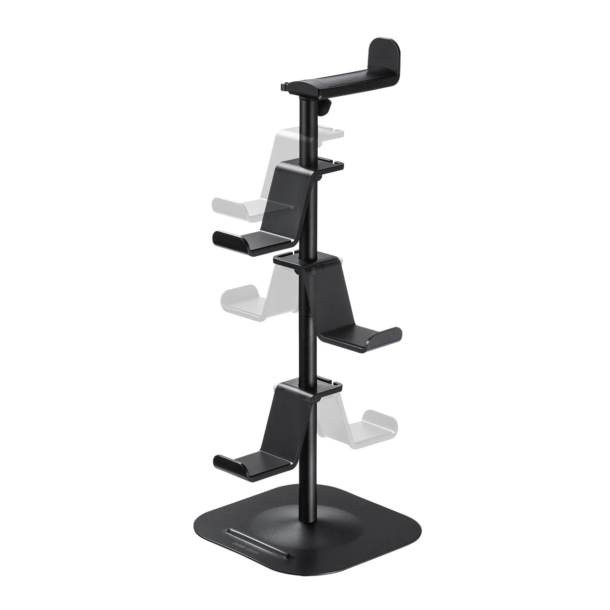 Game controller stand (with headphone holder, black) JY-STN1BK