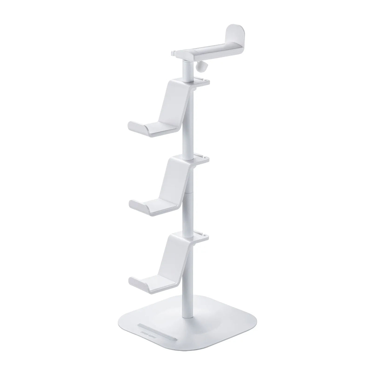 Game controller stand (with headphone holder, white) JY-STN1W