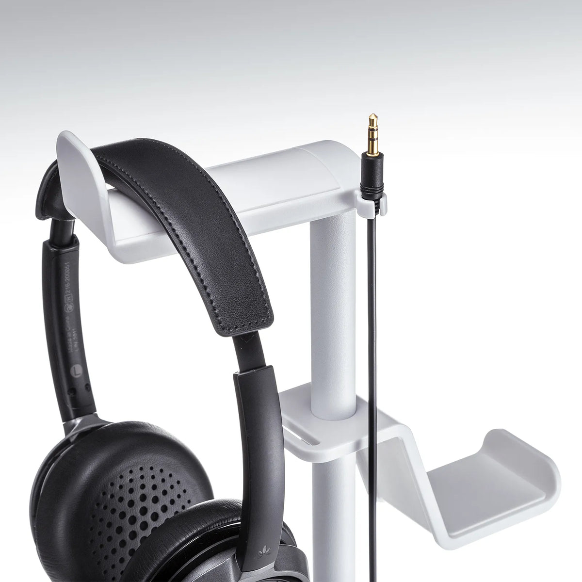 Game controller stand (with headphone holder, white) JY-STN1W
