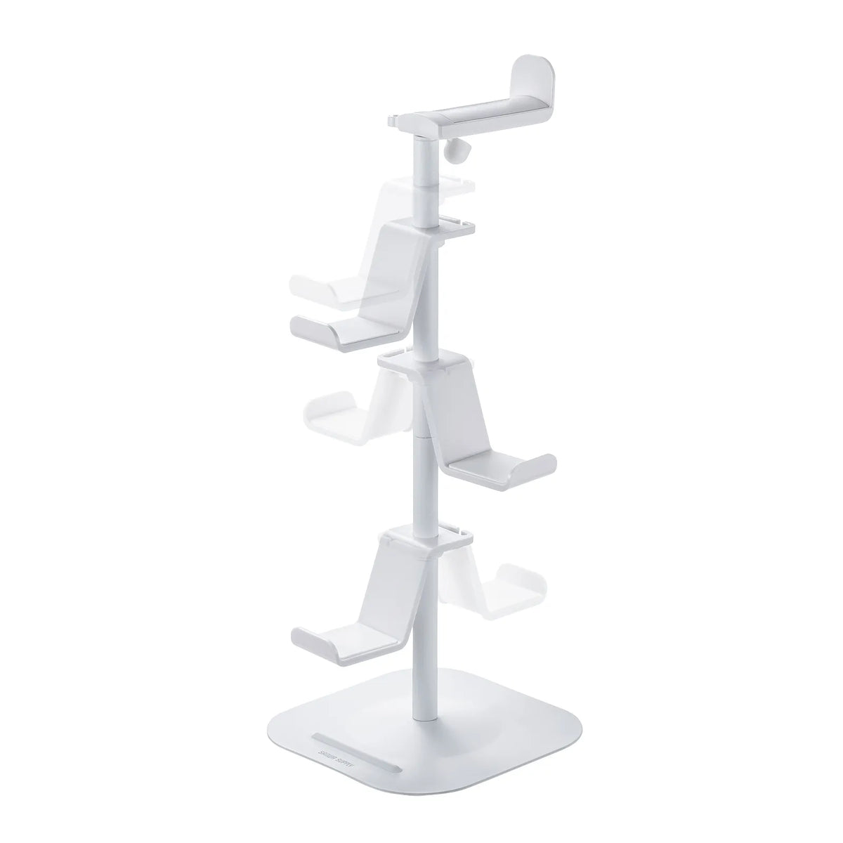 Game controller stand (with headphone holder, white) JY-STN1W