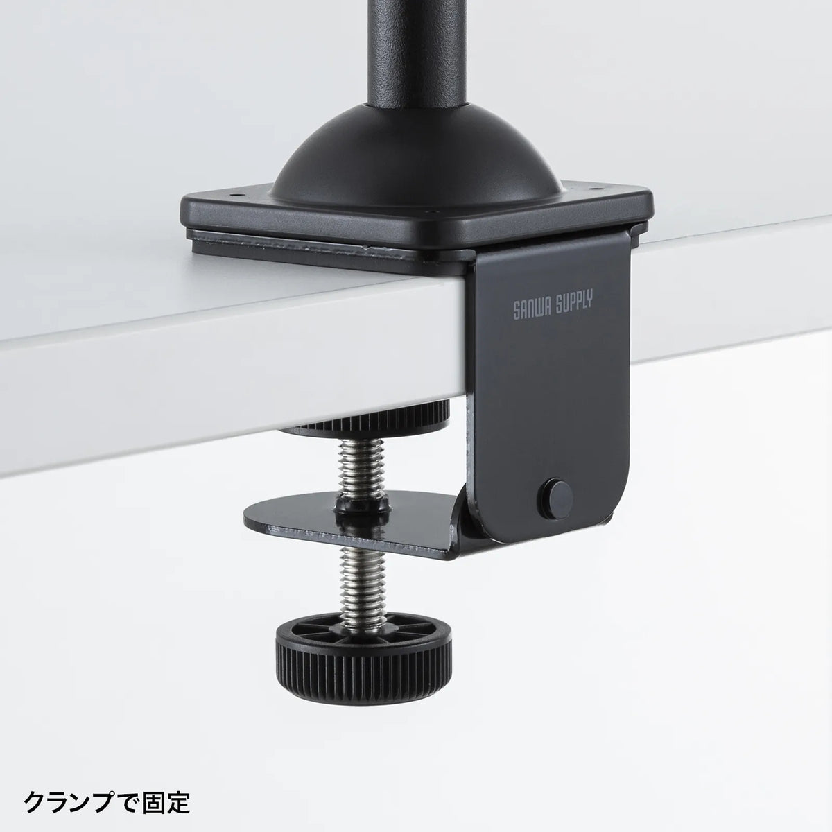 クランプ付きゲームコントローラースタンド（ヘッドフォンホルダー付・ブラック） JY-STN2BK