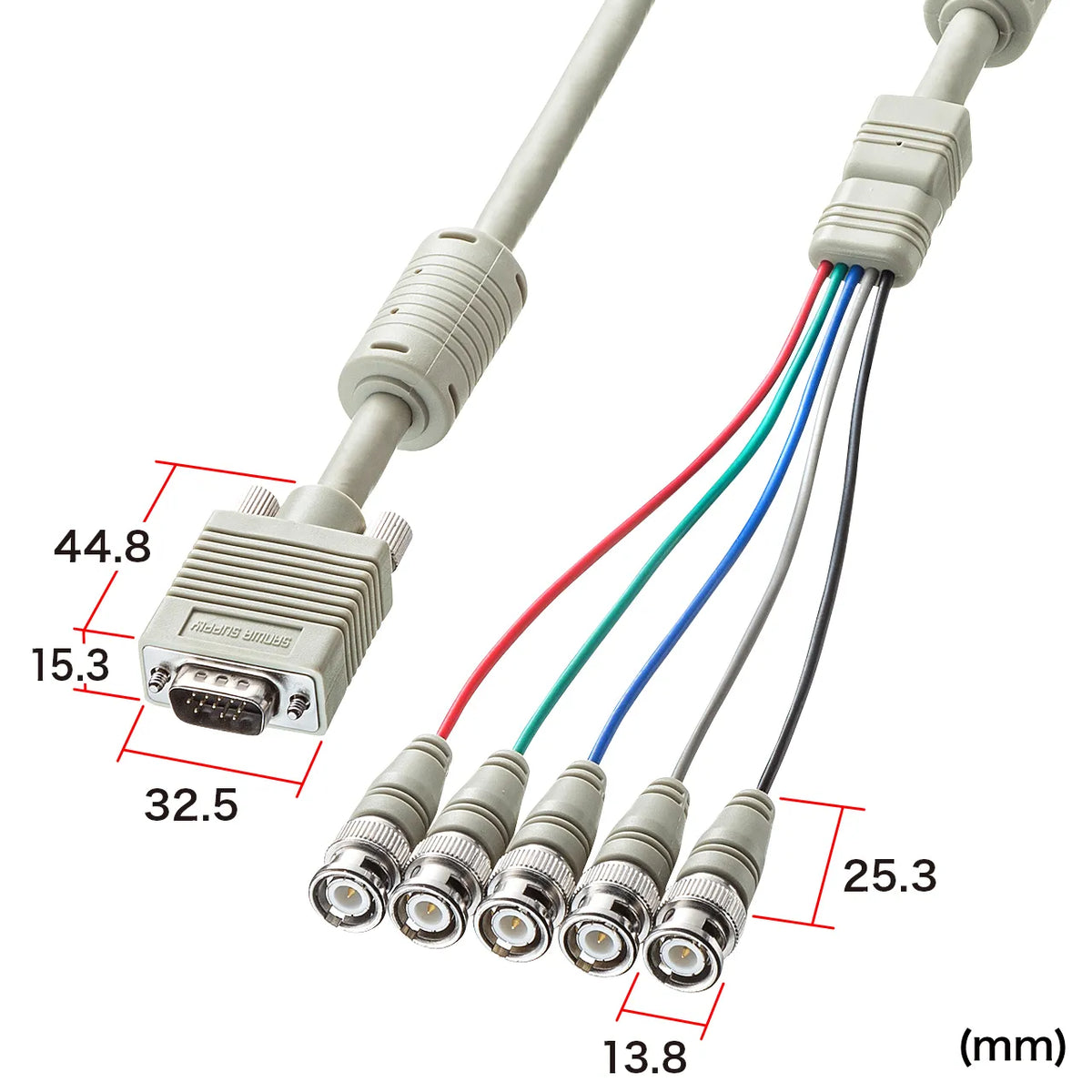 Analog RGB cable KB-5BNC2K