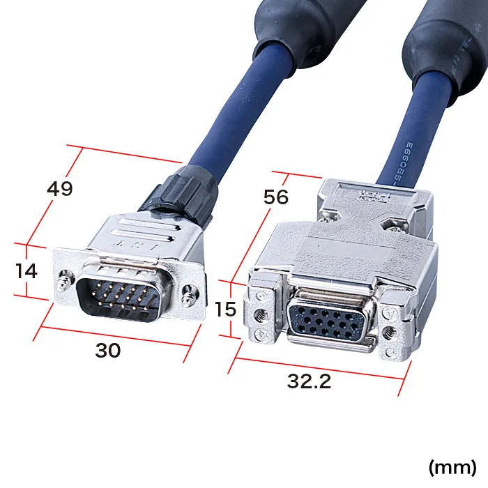 ディスプレイ延長複合同軸ケーブル KB-CHD157FN
