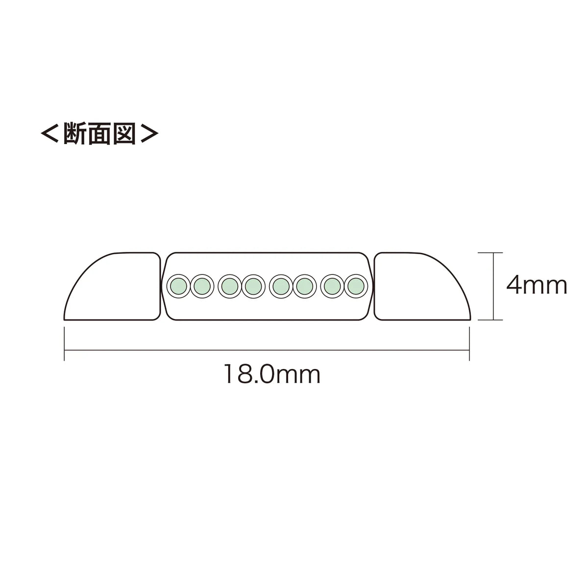 Under-carpet LAN cable (gray, 3m) KB-CP5-03