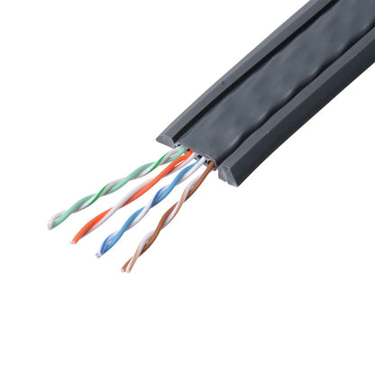Under-carpet LAN cable only (gray, 100m) KB-CP5-CB100
