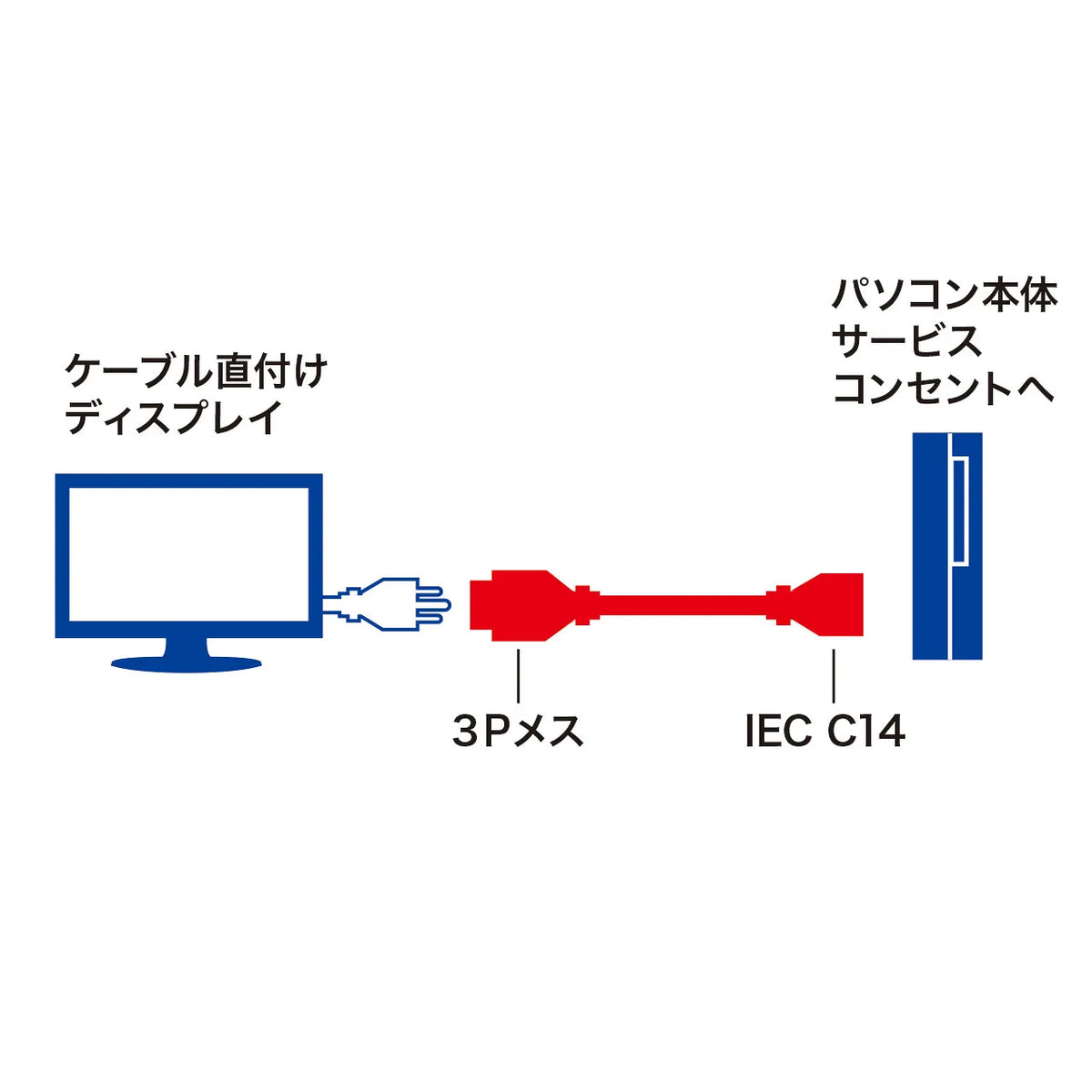 Power adapter cord KB-DA302K