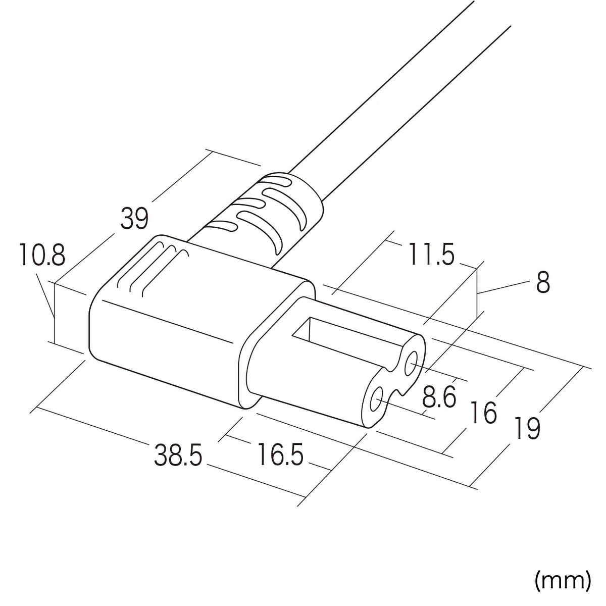 Power cord KB-DM2L-1