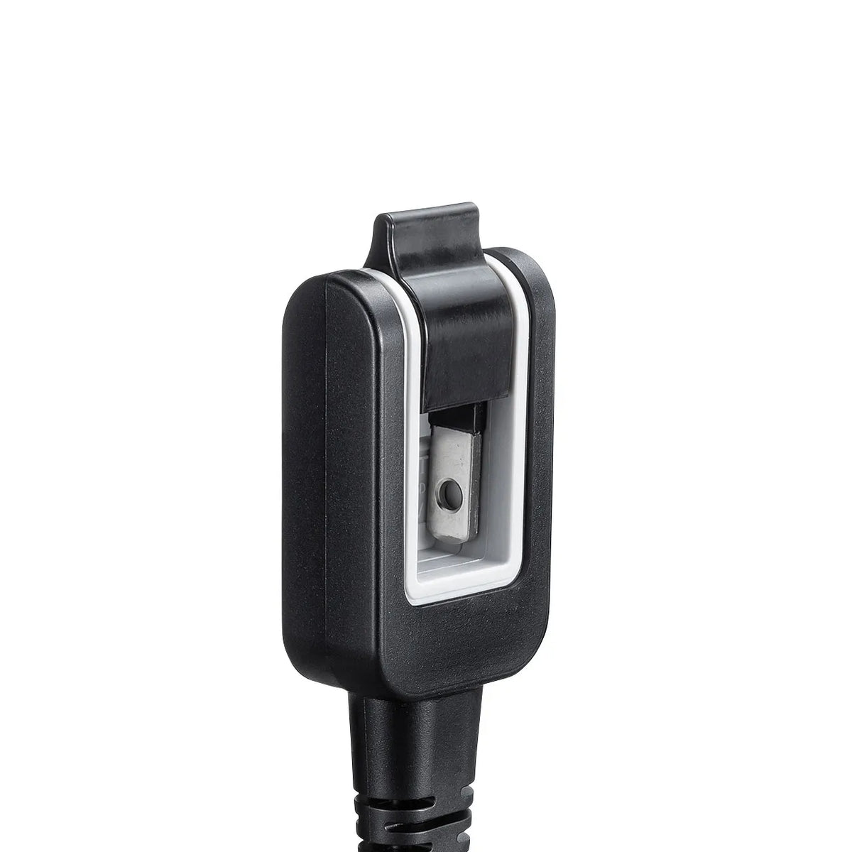 Power cord compatible with spectacle-type connector KB-DM2S12A-1