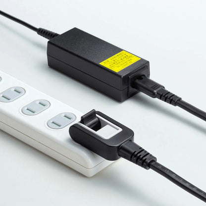 Power cord compatible with spectacle-type connector KB-DM2S12A-2