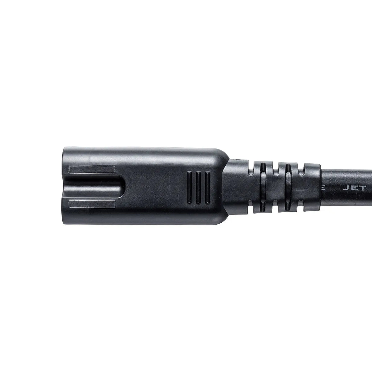 Power cord compatible with spectacle-type connector KB-DM2S12A-2