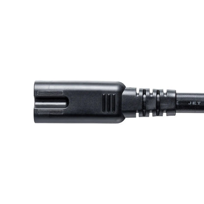 Power cord compatible with spectacle-type connector KB-DM2S12A-2