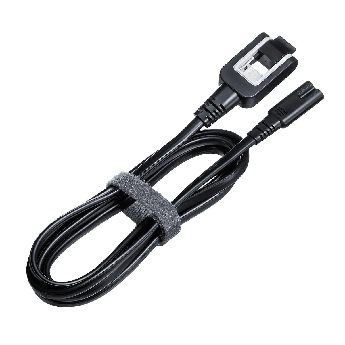 Power cord compatible with spectacle-type connector KB-DM2S12A-2