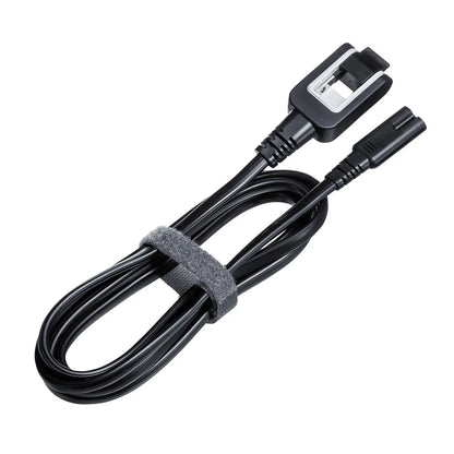 Power cord compatible with spectacle-type connector KB-DM2S12A-2