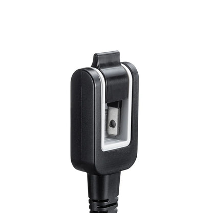 Power cord compatible with spectacle-type connector KB-DM2S12A-3