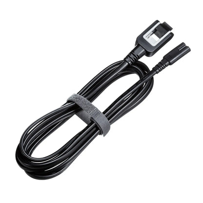 Power cord compatible with spectacle-type connector KB-DM2S12A-3