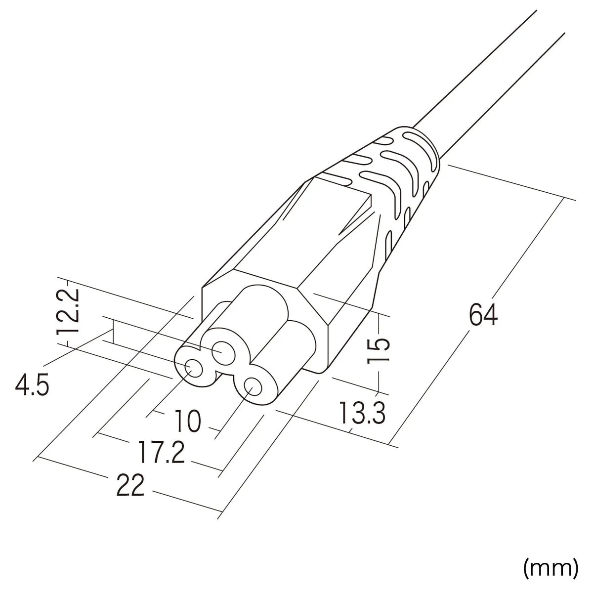 Power cord KB-DM3S-1