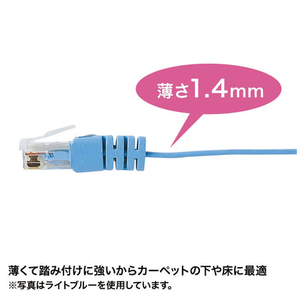 Category 6 Flat Cable 5m (Black) KB-FL6-05BKN