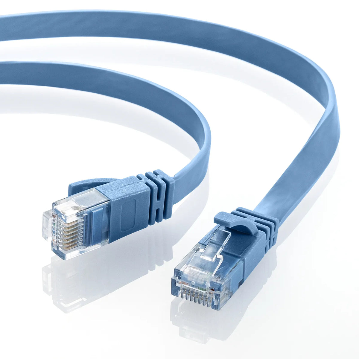 Category 6A Flat LAN Cable KB-FL6AL-15BL