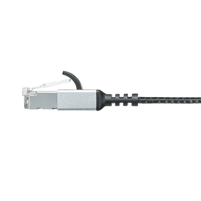 Category 6A Mesh Flat LAN Cable KB-FL6AME-01BK