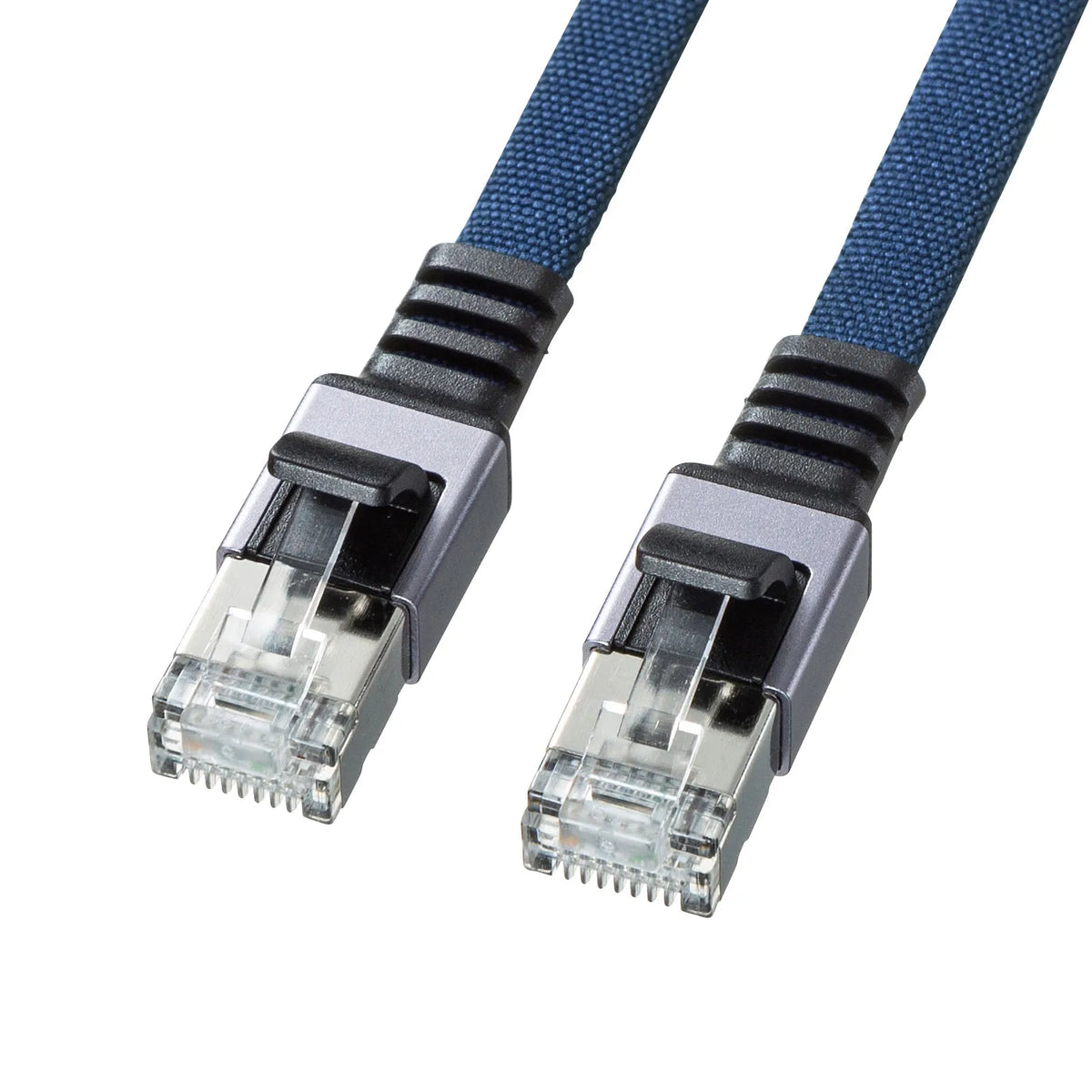 Category 6A Mesh Flat LAN Cable KB-FL6AME-01BL
