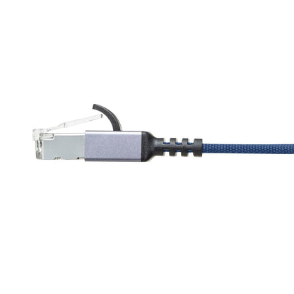 Category 6A Mesh Flat LAN Cable KB-FL6AME-01BL