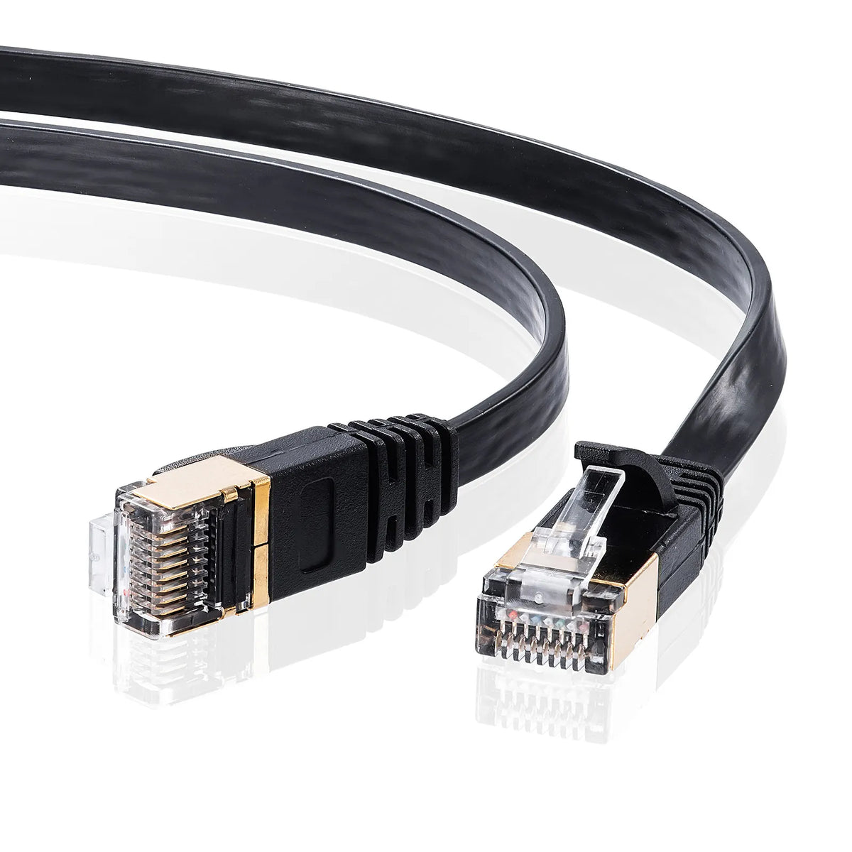 CAT7 Ultra Flat LAN Cable (1m, Black) KB-FLU7-01BK
