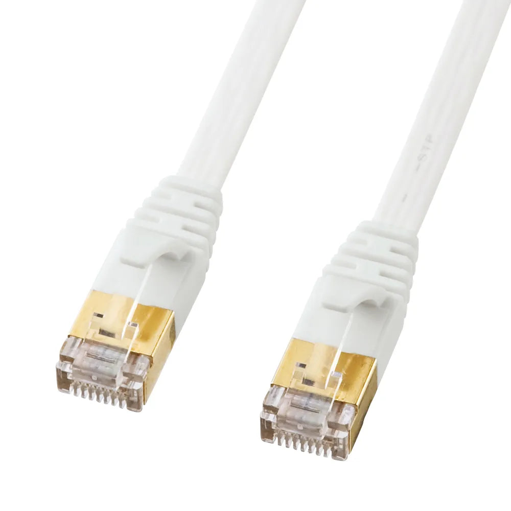 CAT7 Ultra Flat LAN Cable (1m, White) KB-FLU7-01W
