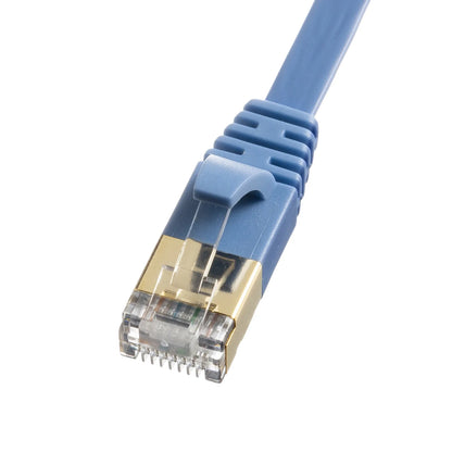 CAT7 Flat LAN Cable (5m, Blue) KB-FLU7-05BL