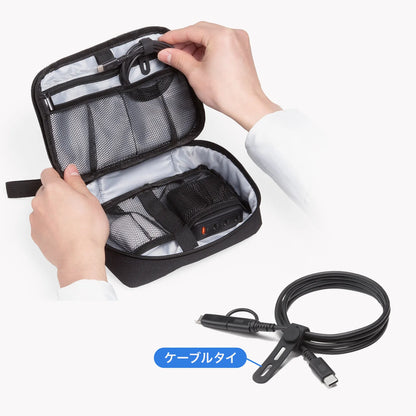 USB 2.0 Type-C Cable (with Lightning adapter, black) KB-IPLTCCP6010BK