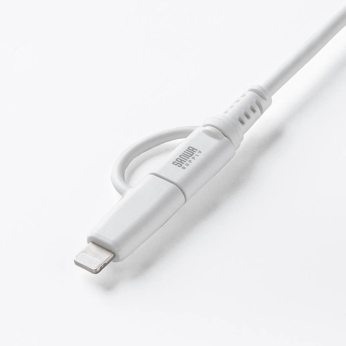 USB 2.0 Type-C Cable (with Lightning adapter, white) KB-IPLTCCP6010W