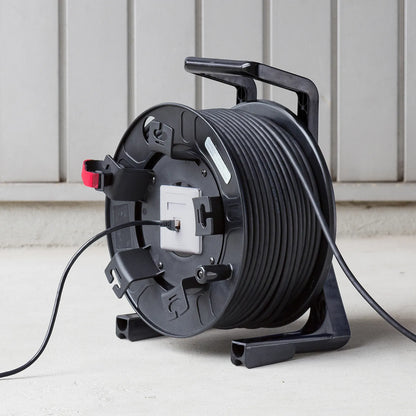 Outdoor retractable extension CAT6A LAN cable KB-MKE21BK