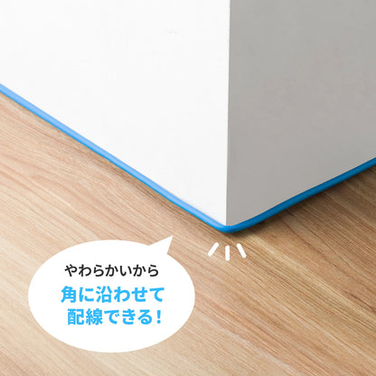 カテゴリ5eSTP LANケーブル（スリム、やわらか、ツメ折れ防止コネクタ） KB-SL5STPS-01BL