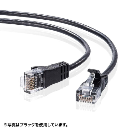Category 6 compliant ultra-thin LAN cable (light gray, 1m) KB-SL6-01