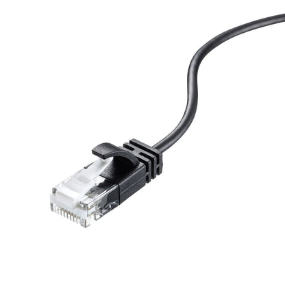 Category 6A Ultra-Thin LAN Cable KB-SL6A-01BK