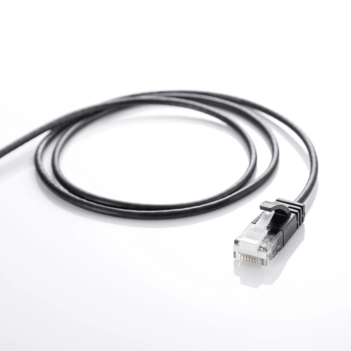 Category 6A Ultra-Thin LAN Cable KB-SL6A-01BK