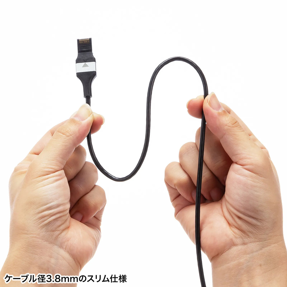Breakaway CAT6A LAN Cable (Magnetic, Slim) KB-SL6ABA-05BK