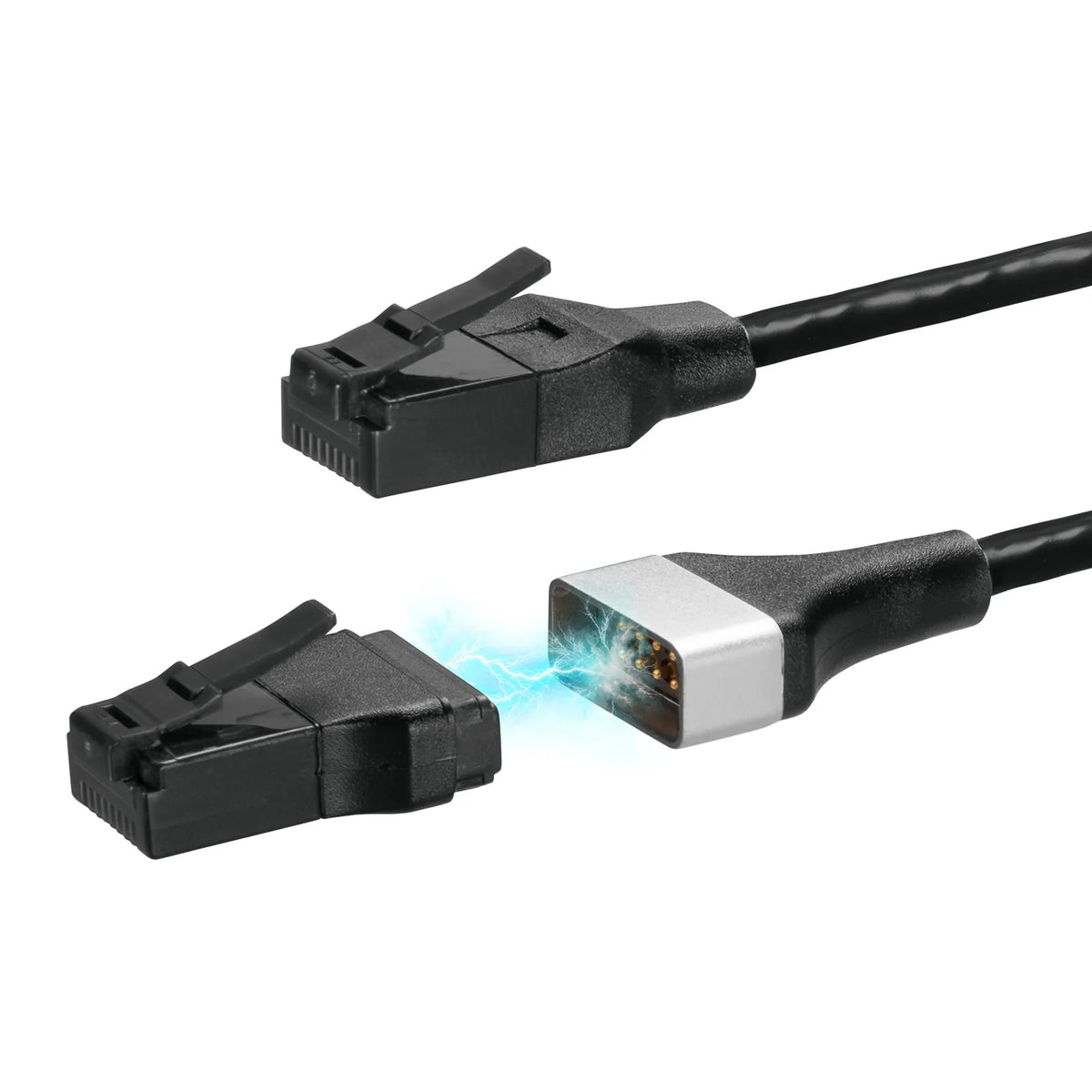 ブレイクアウェイCAT6A LANケーブル（マグネット、スリム） KB-SL6ABA-10BK
