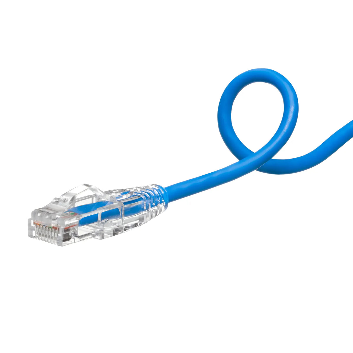 Category 6A LAN Cable (Slim, Flexible, Anti-Snag Connector) KB-SL6AYS-01BL