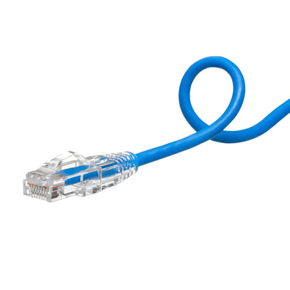 Category 6A LAN Cable (Slim, Flexible, Anti-Snag Connector) KB-SL6AYS-01BL