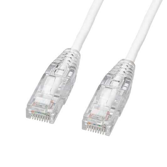 Category 6A LAN Cable (Slim, Flexible, Anti-Snag Connector) KB-SL6AYS-01W