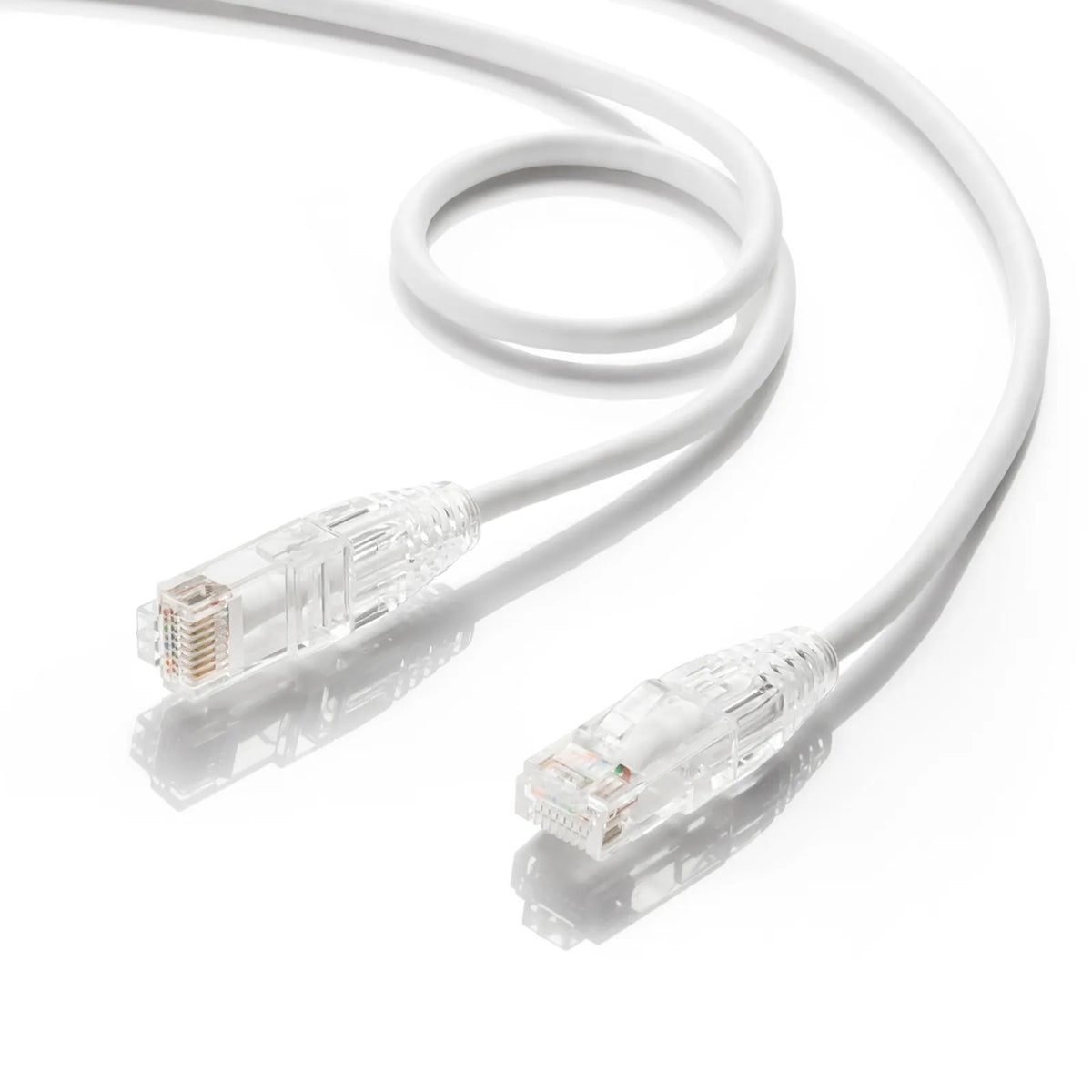 カテゴリ6A LANケーブル（スリム、やわらか、ツメ折れ防止コネクタ） KB-SL6AYS-01W