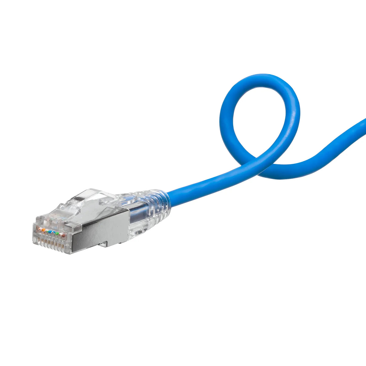 Category 7 LAN Cable (Slim, Flexible, Anti-Snag Connector) KB-SL7YS-01BL