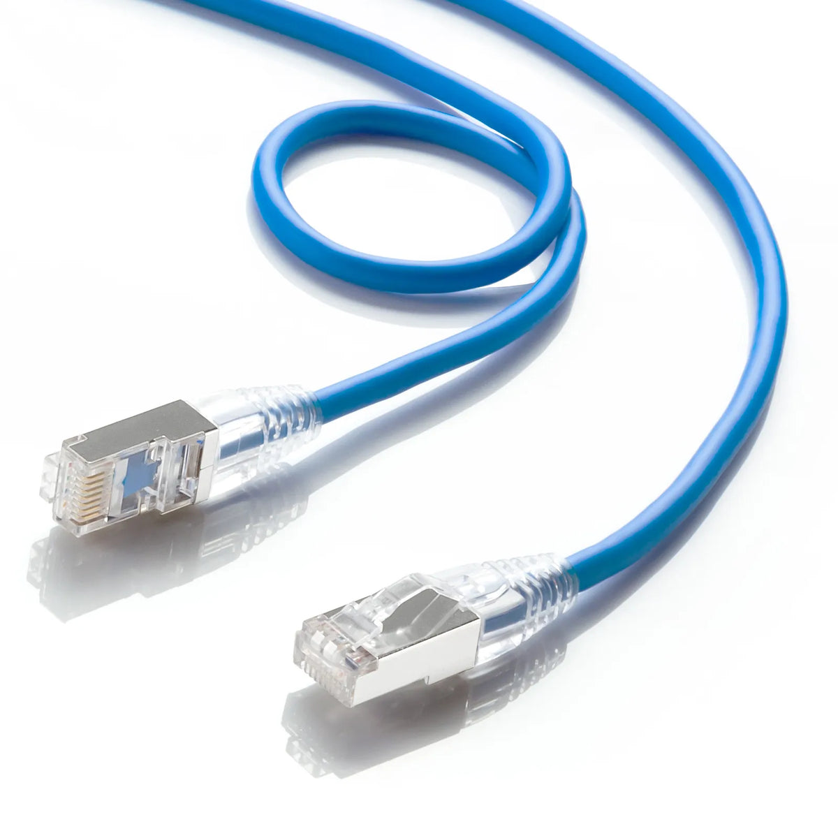 Category 7 LAN Cable (Slim, Flexible, Anti-Snag Connector) KB-SL7YS-01BL