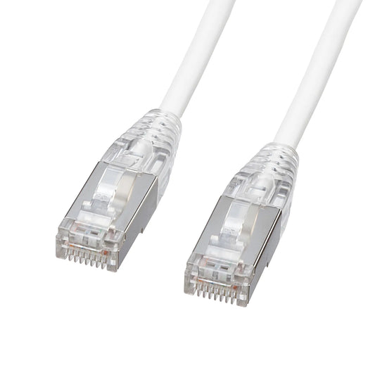 Category 7 LAN Cable (Slim, Flexible, Anti-Snag Connector) KB-SL7YS-01W