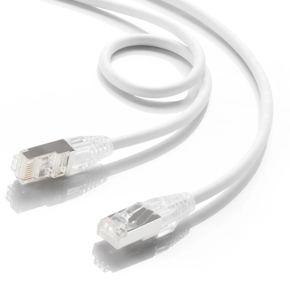 Category 7 LAN Cable (Slim, Flexible, Anti-Snag Connector) KB-SL7YS-01W